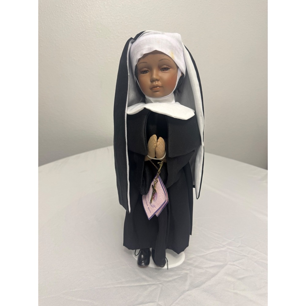 Goldenvale Collection Emma Porcelain Nun Doll Limited Edition 16 inch Rosary